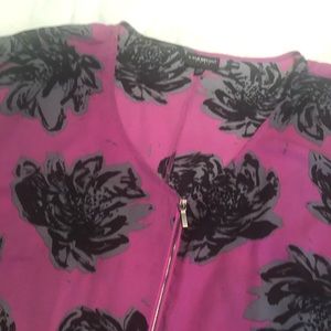 Short Sleeve Pink Floral Blouse 22/24